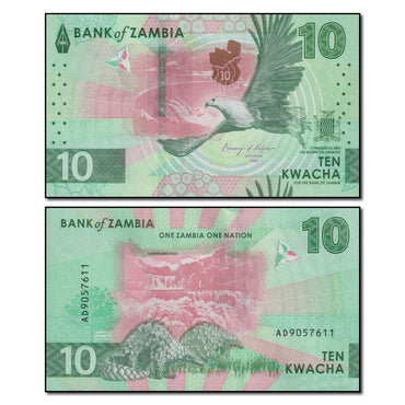 Zambia 2024 10 Kwacha P.62 CFU