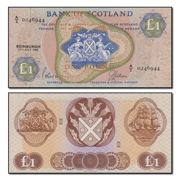 Scotland 1968 1 Pound P.109a nUNC