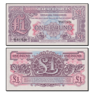 British Armed Forces (1948) Military 1 Pound P.M22