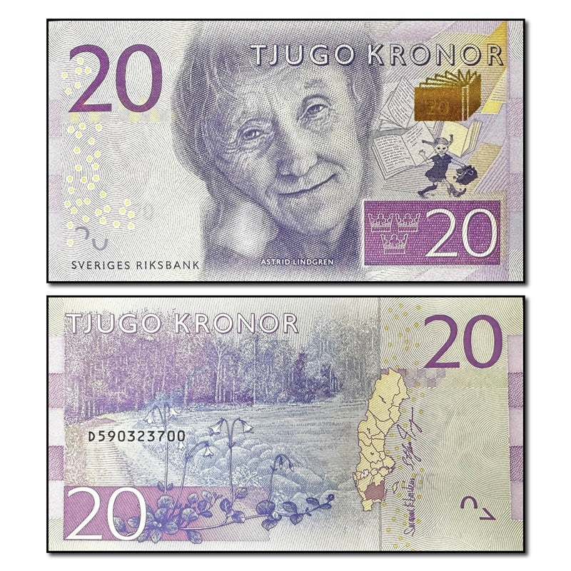 Sweden (2015) 20 Kronor P.69b CFU