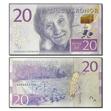 Sweden (2015) 20 Kronor P.69b CFU