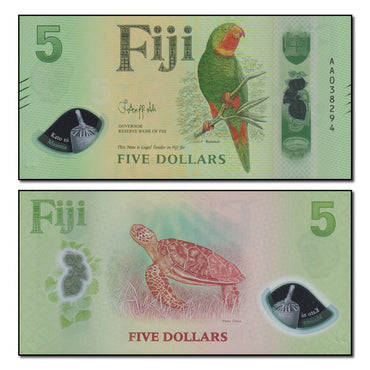 Fiji (2026) 5 Dollars Polymer P.125 CFU