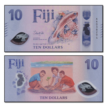 Fiji (2026) 10 Dollars Polymer P.126 CFU