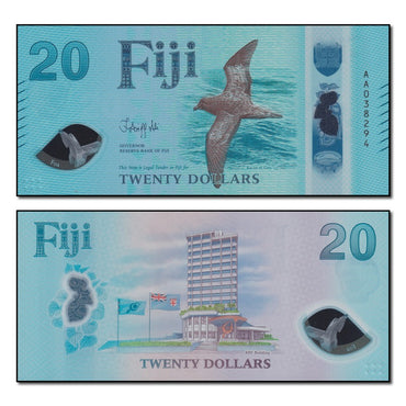 Fiji (2026) 20 Dollars Polymer P.127 CFU