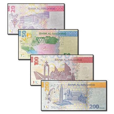 Morocco 2023 20-200 Dirhams Set of 4 CFU