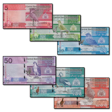 Gambia 2019 10-200 Dalasis Set of 6 CFU
