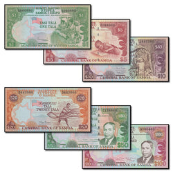 Samoa (1985-2005) 1-100 Tala Set of 6 CFU