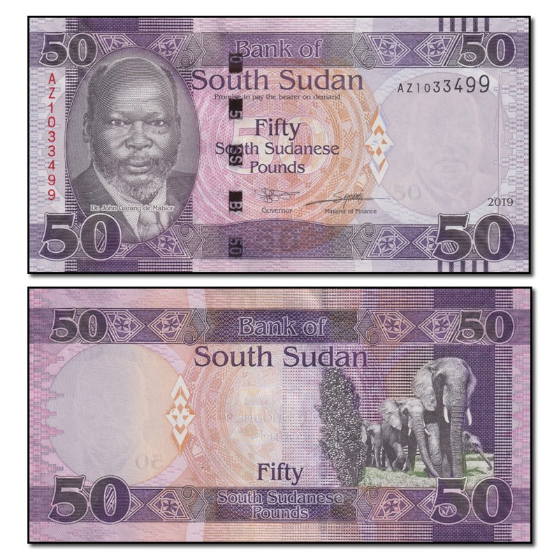 South Sudan 2019 50 Pounds P.14 CFU