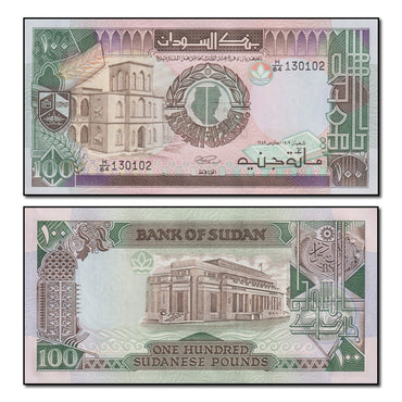 Sudan 1991 100 Pounds P.49 CFU