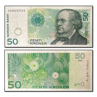 Norway 2008 50 Kroner P.46c CFU