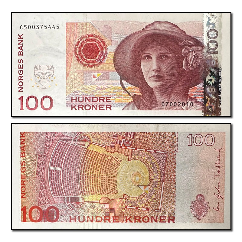 Norway 1995 100 Kroner P.47a CFU
