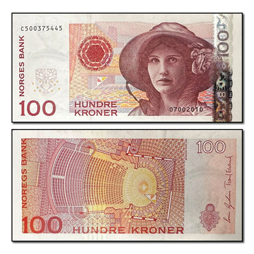 Norway 1995 100 Kroner P.47a CFU
