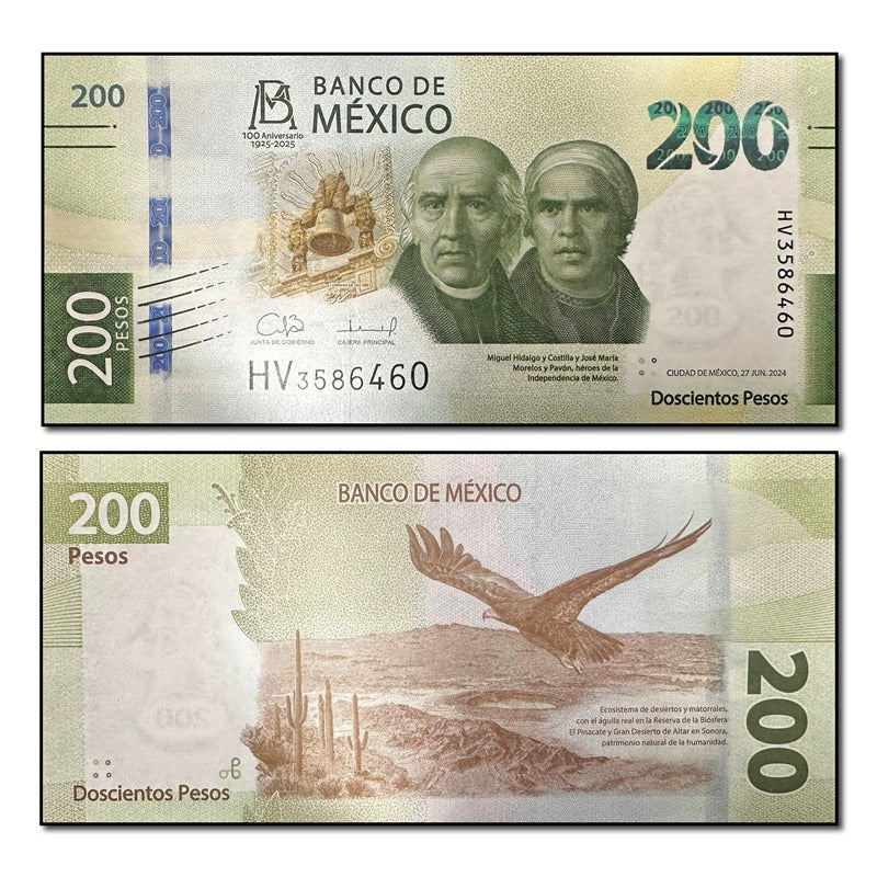 Mexico 2024 200 Pesos P.140 CFU