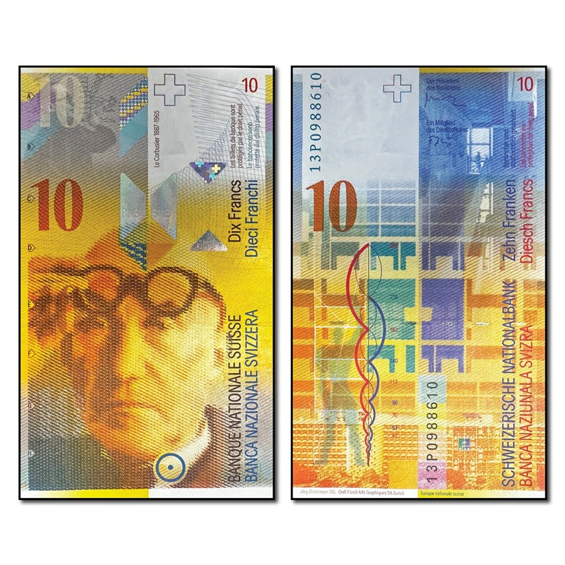 Switzerland 2013 10 Francs P.67e(3) CFU