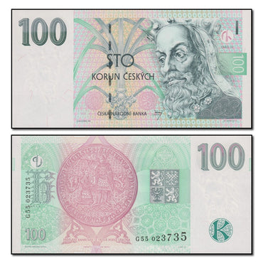 Czech Republic (Czechia) 1997 100 Korun P.18e CFU