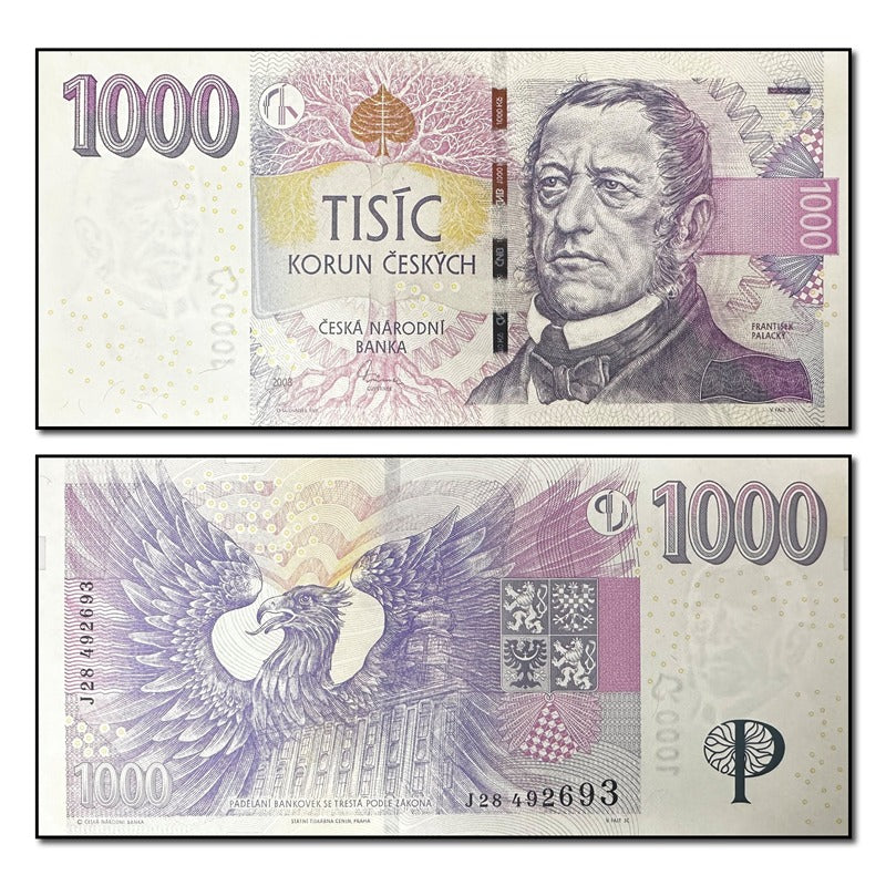Czech Republic (Czechia) 2008 1000 Korun P.28 CFU