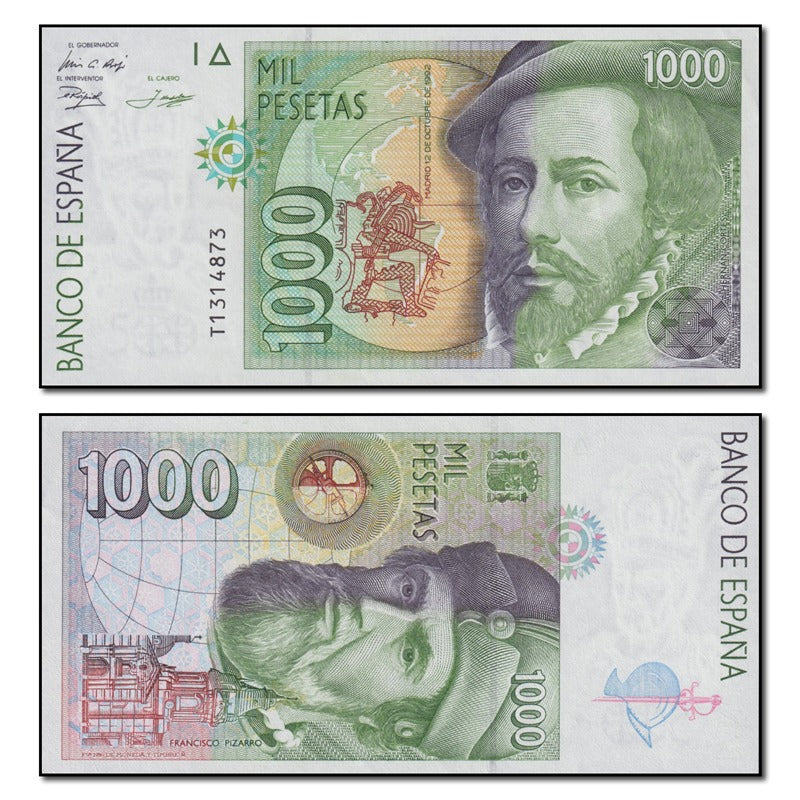 Spain 1992 1000 Pesetas P.163 CFU