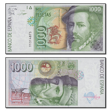 Spain 1992 1000 Pesetas P.163 CFU