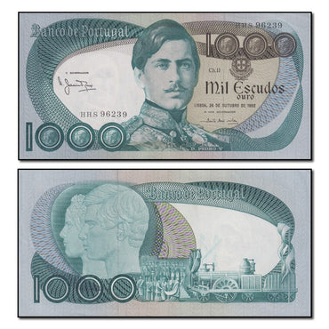 Portugal 1982 1000 Escudos P.175e(3) CFU