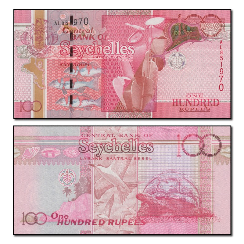 Seychelles 2013 100 Rupees P.44b CFU