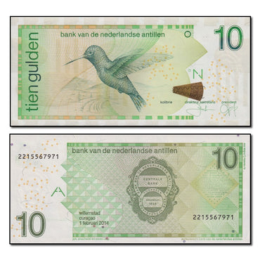 Netherlands Antillies 2014 10 Gulden P.28g