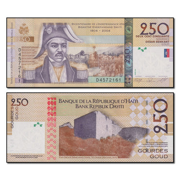 Haiti 2010 250 Gourdes P.276 CFU