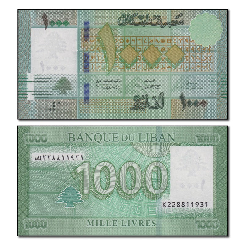 Lebanon 2016 1000 Livres P.90c(2) K228 Hybrid CFU