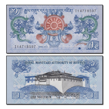 Bhutan 2013 1 Ngultrum P.27b CFU