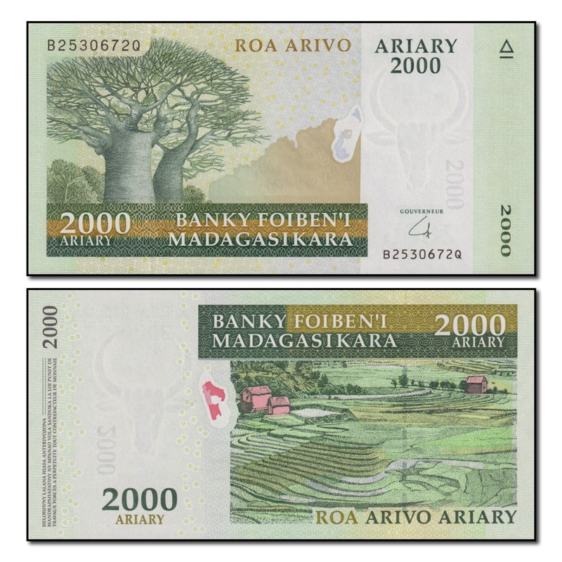 Madagascar (2007-2014) 2000 Ariary P.96 CFU