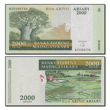 Madagascar (2007-2014) 2000 Ariary P.96 CFU