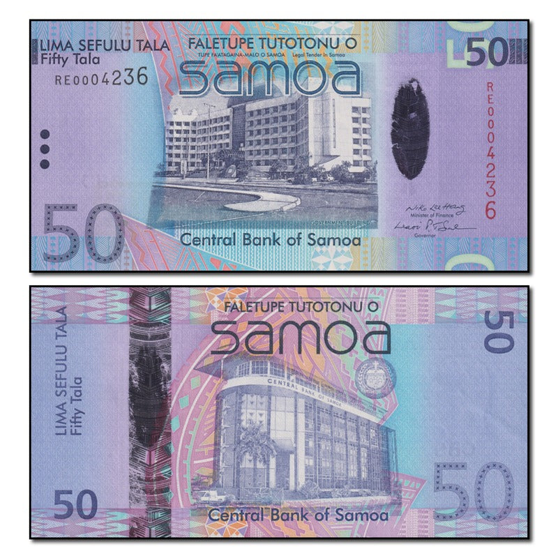 Samoa (2008-2017) 50 Tala P.41a-c CFU