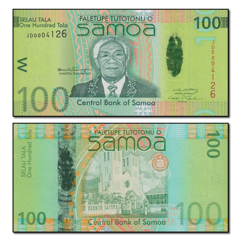 Samoa (2008) 100 Tala P.43 CFU