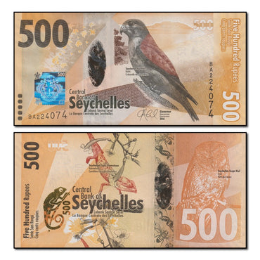 Seychelles 2016 500 Rupees P.51 CFU