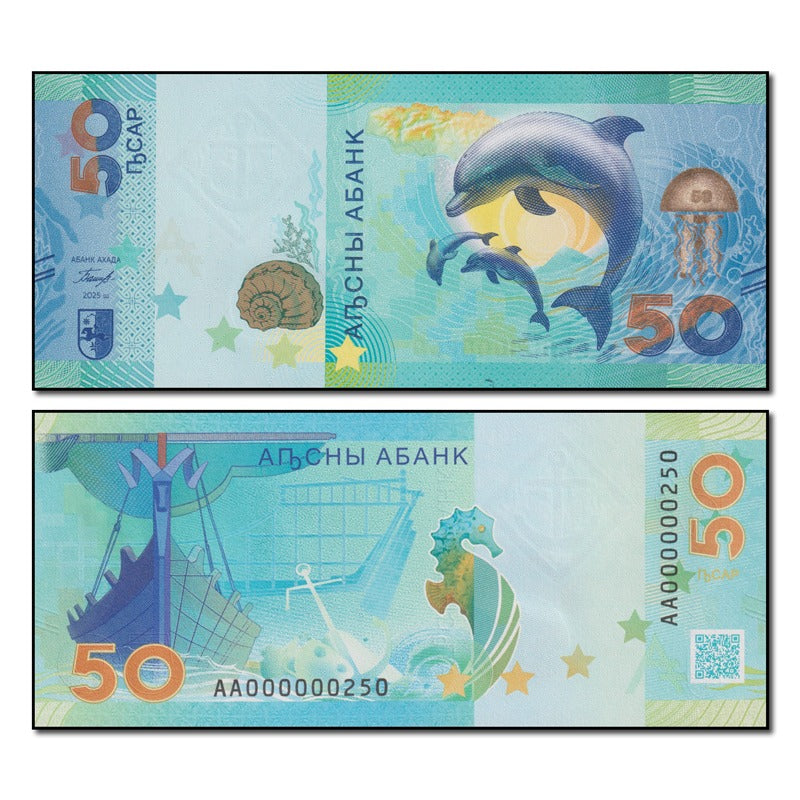Abkhazia 2025 50 Apsar P.4 CFU