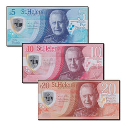 St Helena (2026) 5, 10 & 20 Pounds Set of 3 CFU