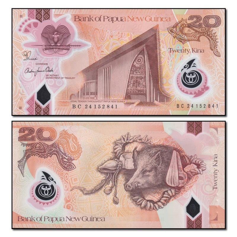 Papua New Guinea 2024 20 Kina P.53b CFU