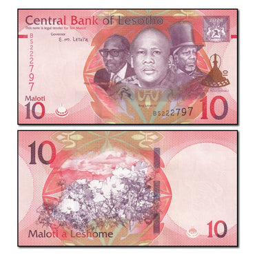Lesotho 2024 10 Maloti P.26 CFU