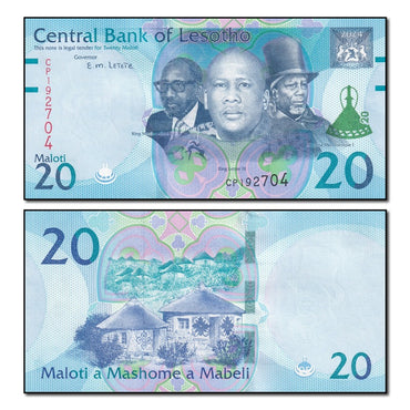 Lesotho 2024 20 Maloti P.27 CFU