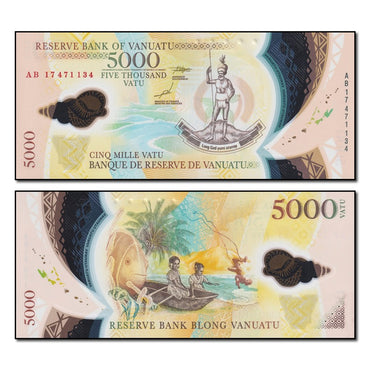 Vanuatu 2017 5000 Vatu P.19 CFU