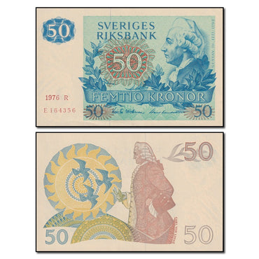 Sweden 1976-1989 50 Kronor P.53 CFU