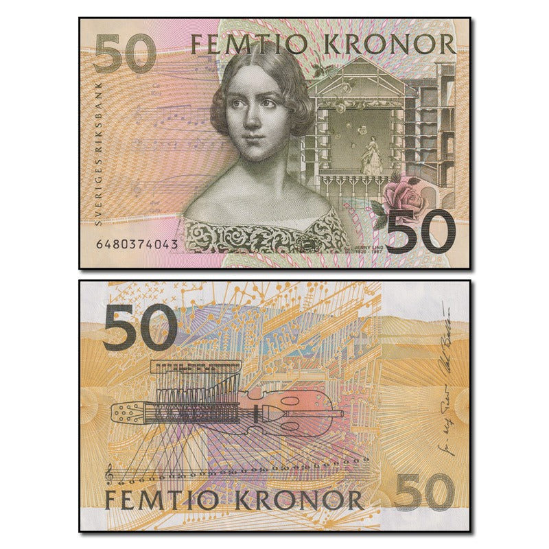 Sweden 1996-2003 50 Kronor P.62 CFU