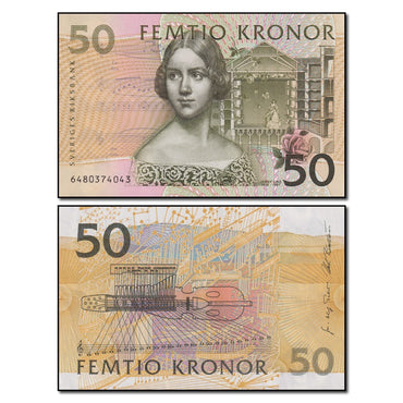 Sweden 1996-2003 50 Kronor P.62 CFU