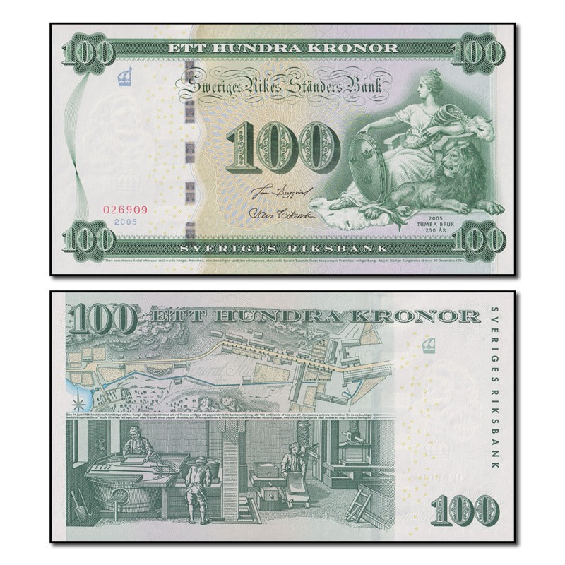 Sweden 2005 100 Kronor P.68 CFU