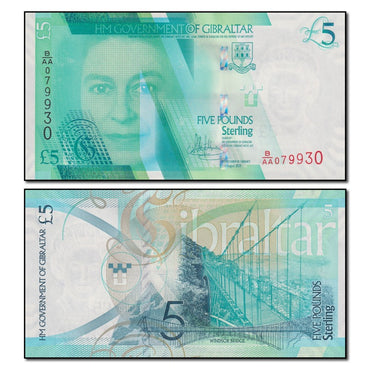 Gibraltar 2020 5 Pounds P.42 CFU