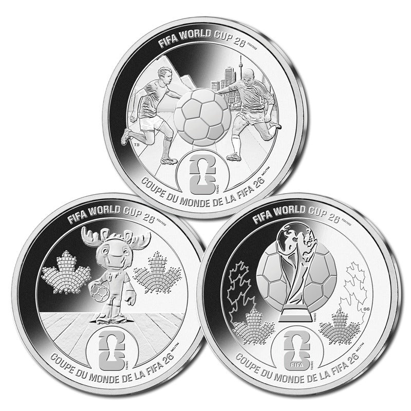 Canada 2026 Three Coin Set - FIFA World Cup 2026™ - PRE-ORDER