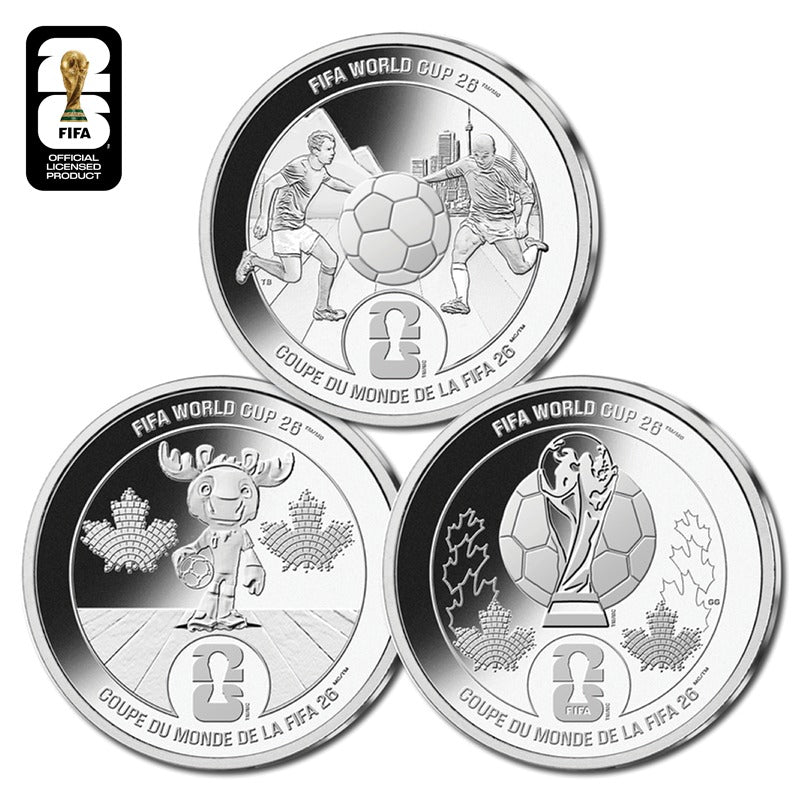 Canada 2026 Three Coin Set - FIFA World Cup 2026™ - PRE-ORDER