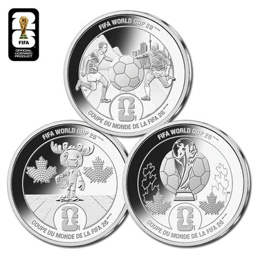 Canada 2026 Three Coin Set - FIFA World Cup 2026™ - PRE-ORDER