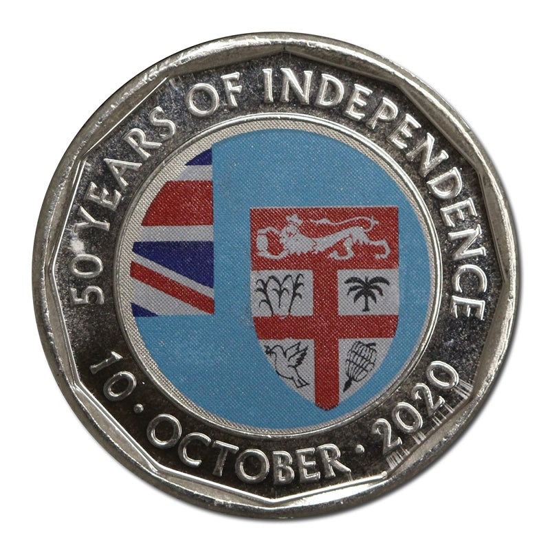 Fiji 2020 50 Cents - 50 Years of Independence
