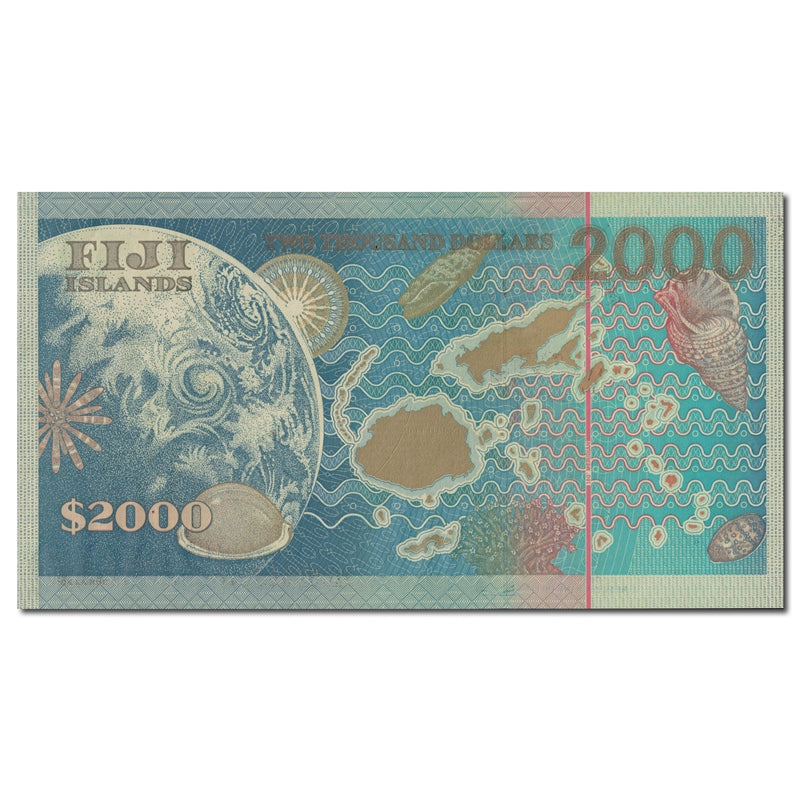 Fiji 2000 'Y2K' Millennium $2000 P.103 CFU