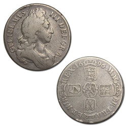 Great Britain 1696 William III Silver Crown S.3472